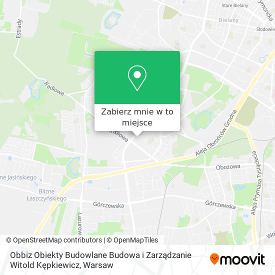 Mapa Obbiz Obiekty Budowlane Budowa i Zarządzanie Witold Kępkiewicz