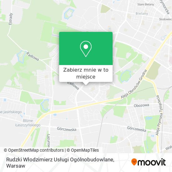 Mapa Rudzki Włodzimierz Usługi Ogólnobudowlane