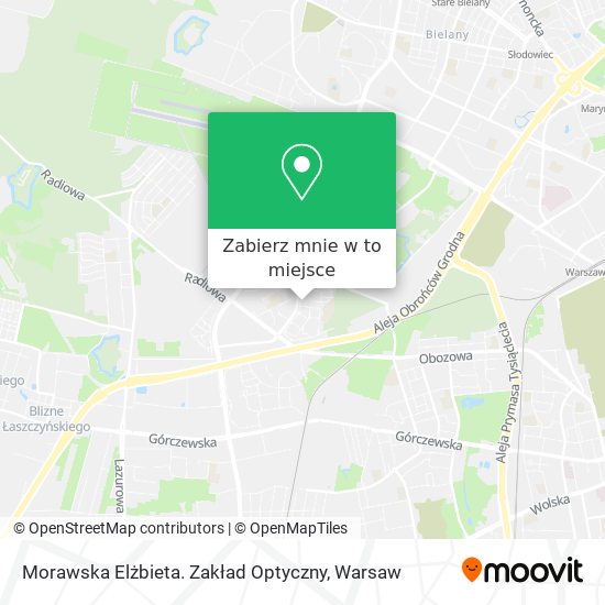 Mapa Morawska Elżbieta. Zakład Optyczny