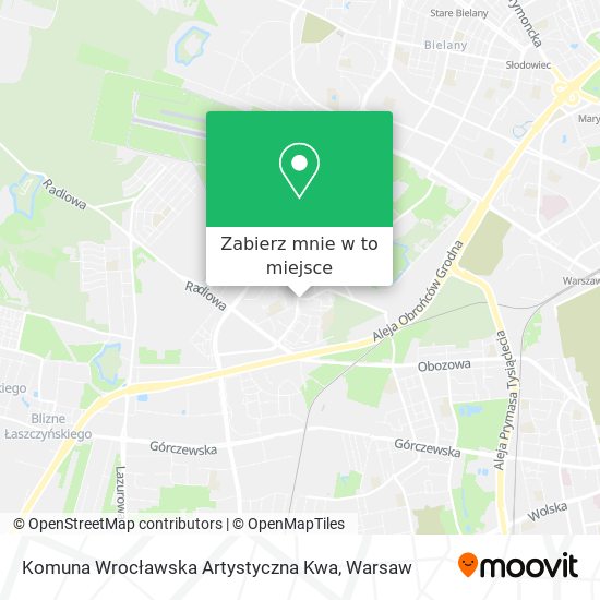 Mapa Komuna Wrocławska Artystyczna Kwa