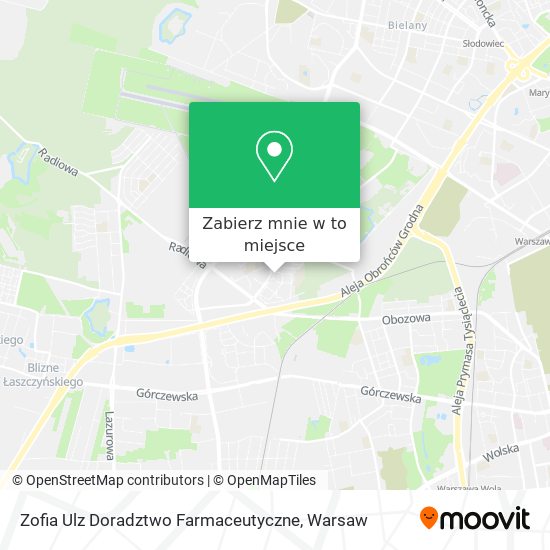 Mapa Zofia Ulz Doradztwo Farmaceutyczne