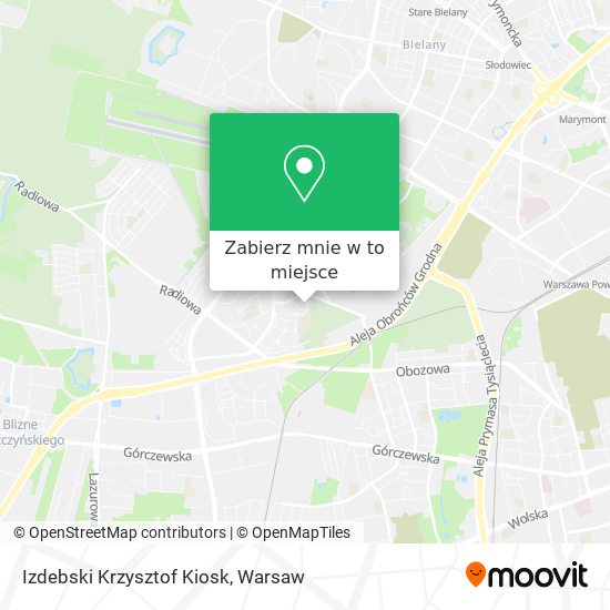 Mapa Izdebski Krzysztof Kiosk