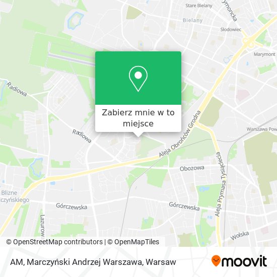 Mapa AM, Marczyński Andrzej Warszawa