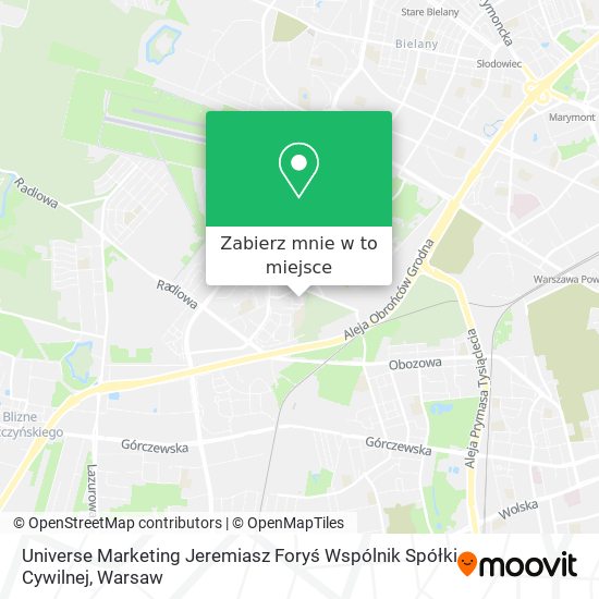 Mapa Universe Marketing Jeremiasz Foryś Wspólnik Spółki Cywilnej