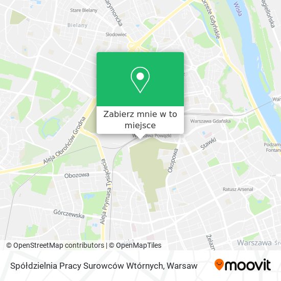 Mapa Spółdzielnia Pracy Surowców Wtórnych