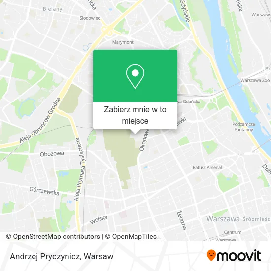 Mapa Andrzej Pryczynicz