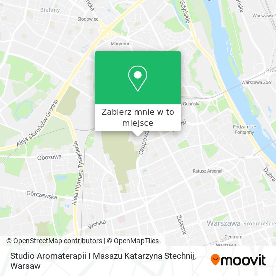 Mapa Studio Aromaterapii I Masazu Katarzyna Stechnij