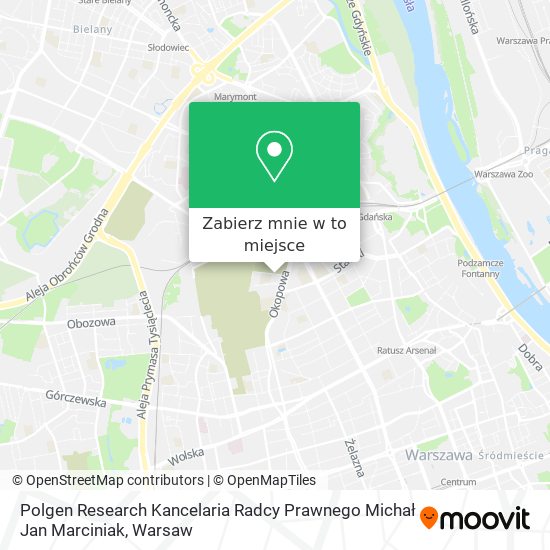 Mapa Polgen Research Kancelaria Radcy Prawnego Michał Jan Marciniak