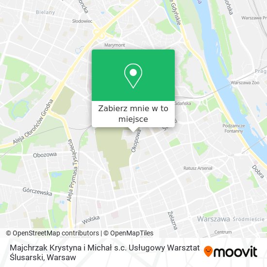 Mapa Majchrzak Krystyna i Michał s.c. Usługowy Warsztat Ślusarski