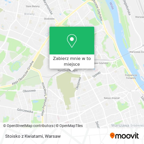 Mapa Stoisko z Kwiatami