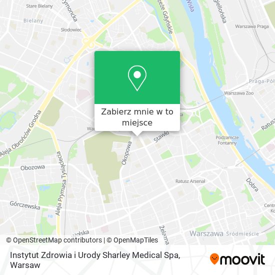 Mapa Instytut Zdrowia i Urody Sharley Medical Spa