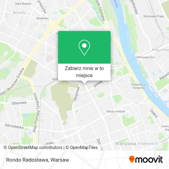 Mapa Rondo Radosława