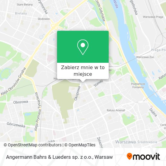 Mapa Angermann Bahrs & Lueders sp. z o.o.