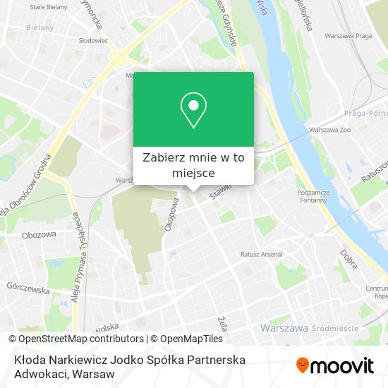 Mapa Kłoda Narkiewicz Jodko Spółka Partnerska Adwokaci