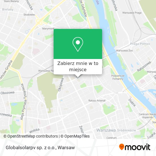 Mapa Globalsolarpv sp. z o.o.