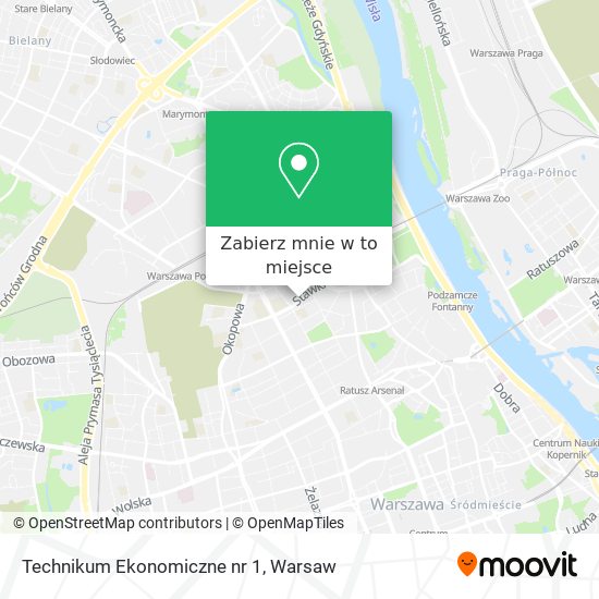 Mapa Technikum Ekonomiczne nr 1