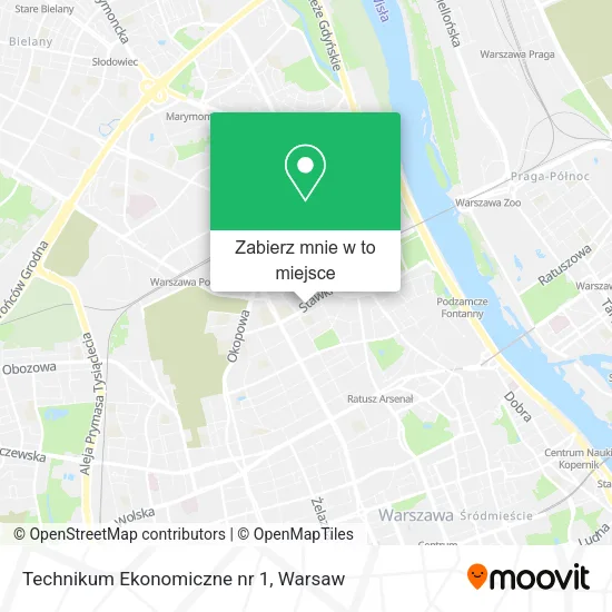 Mapa Technikum Ekonomiczne nr 1