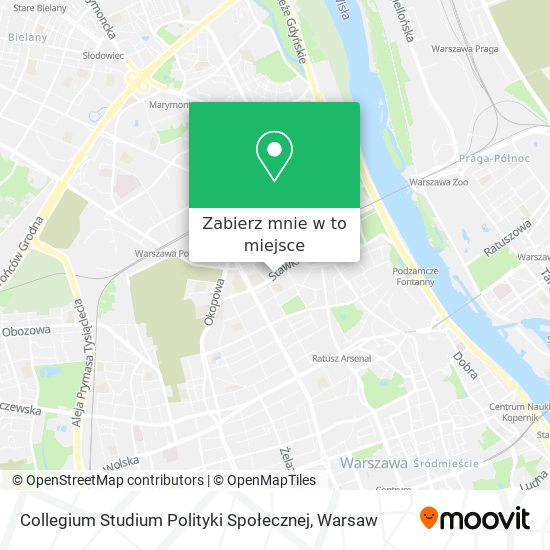 Mapa Collegium Studium Polityki Społecznej