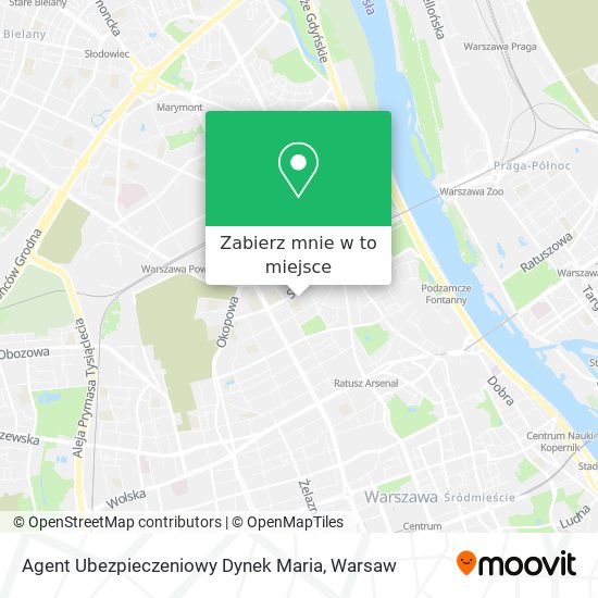 Mapa Agent Ubezpieczeniowy Dynek Maria