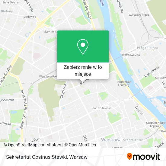 Mapa Sekretariat Cosinus Stawki