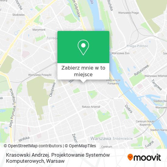 Mapa Krasowski Andrzej. Projektowanie Systemów Komputerowych