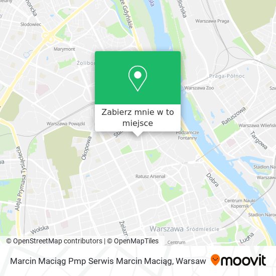 Mapa Marcin Maciąg Pmp Serwis Marcin Maciąg