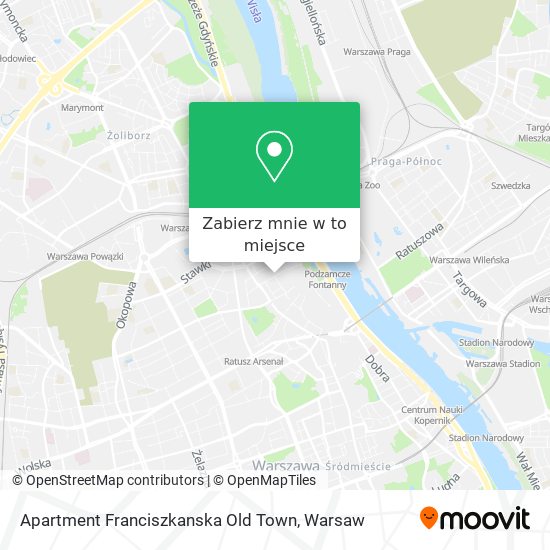 Mapa Apartment Franciszkanska Old Town