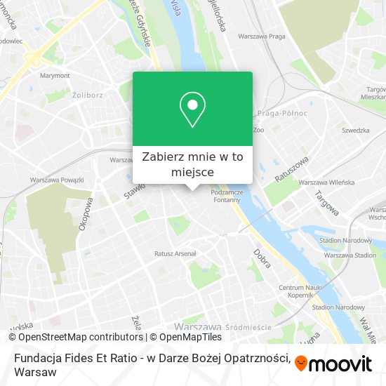 Mapa Fundacja Fides Et Ratio - w Darze Bożej Opatrzności