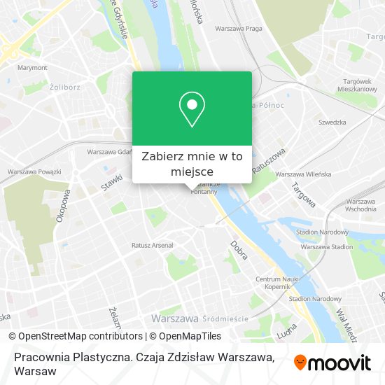 Mapa Pracownia Plastyczna. Czaja Zdzisław Warszawa