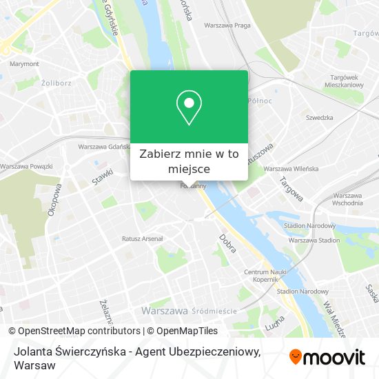 Mapa Jolanta Świerczyńska - Agent Ubezpieczeniowy