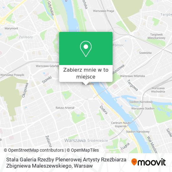 Mapa Stała Galeria Rzeźby Plenerowej Artysty Rzeźbiarza Zbigniewa Maleszewskiego