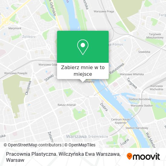 Mapa Pracownia Plastyczna. Wilczyńska Ewa Warszawa