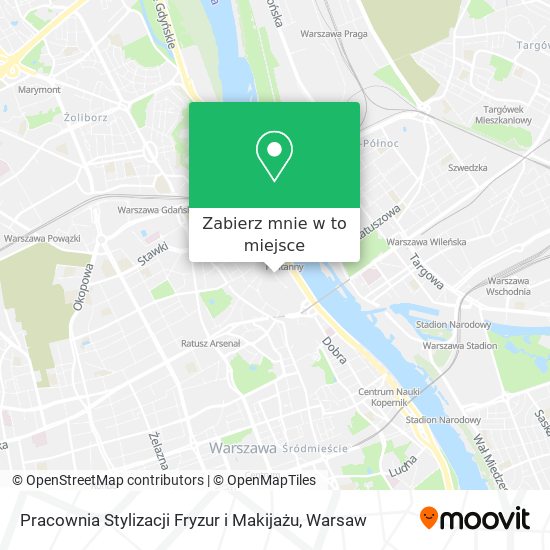 Mapa Pracownia Stylizacji Fryzur i Makijażu