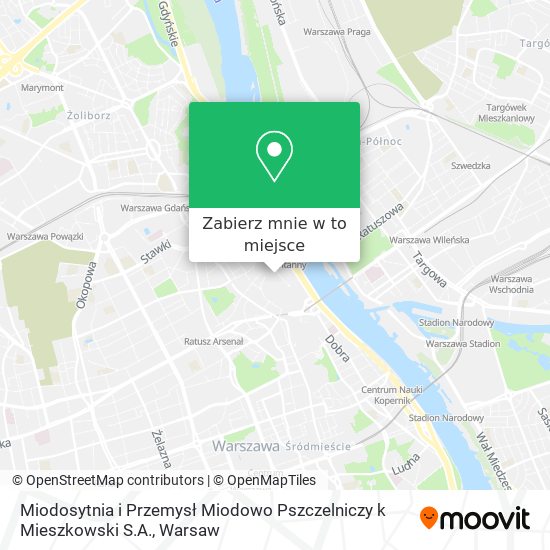 Mapa Miodosytnia i Przemysł Miodowo Pszczelniczy k Mieszkowski S.A.