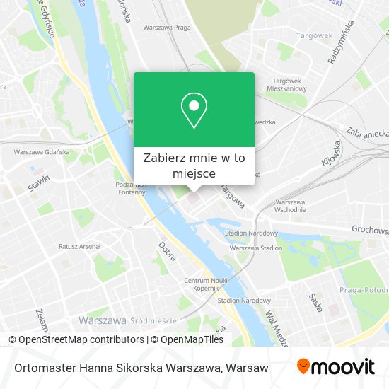 Mapa Ortomaster Hanna Sikorska Warszawa