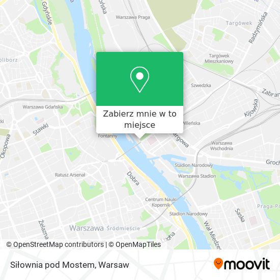 Mapa Siłownia pod Mostem