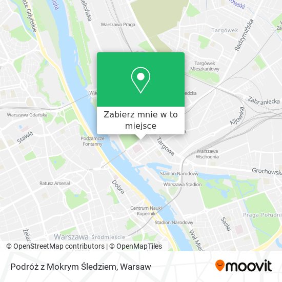 Mapa Podróż z Mokrym Śledziem