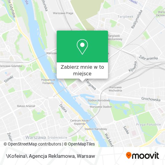 Mapa \Kofeina\ Agencja Reklamowa