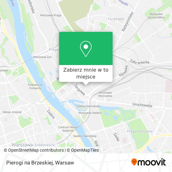 Mapa Pierogi na Brzeskiej