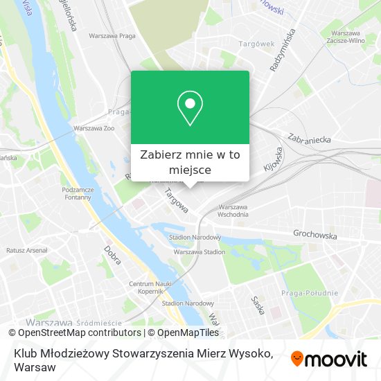 Mapa Klub Młodzieżowy Stowarzyszenia Mierz Wysoko