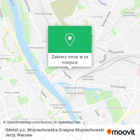 Mapa \Meta\ s.c. Wojciechowska Grażyna Wojciechowski Jerzy