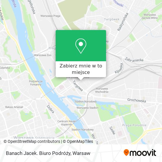 Mapa Banach Jacek. Biuro Podróży