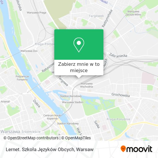 Mapa Lernet. Szkoła Języków Obcych