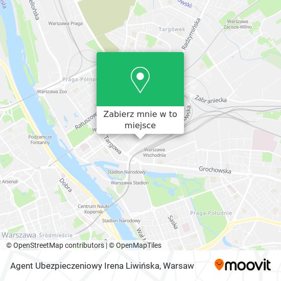 Mapa Agent Ubezpieczeniowy Irena Liwińska