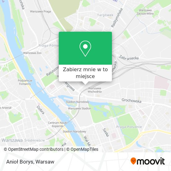 Mapa Anioł Borys