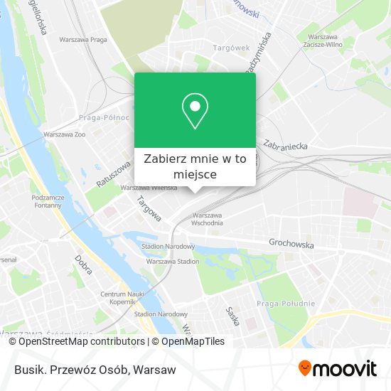 Mapa Busik. Przewóz Osób