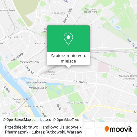 Mapa Przedsiębiorstwo Handlowo Usługowe \ Pharmazon\ - Łukasz Rutkowski