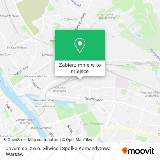 Mapa Jovum sp. z o.o. Gliwice i Spółka Komandytowa