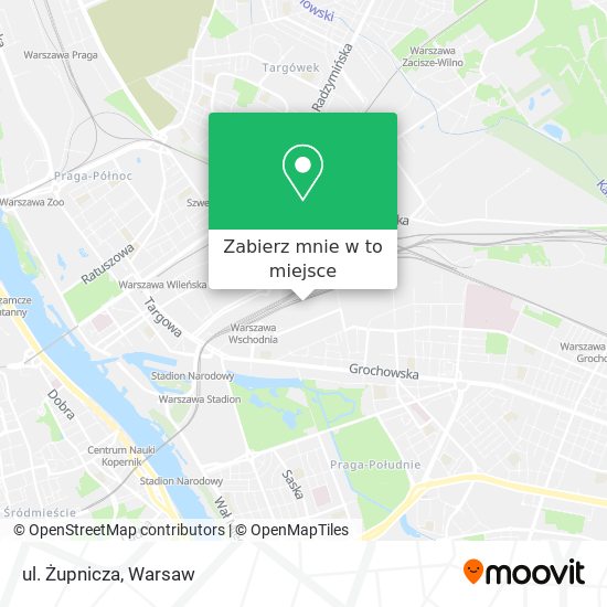 Mapa ul. Żupnicza