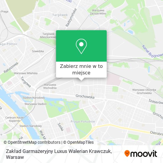 Mapa Zakład Garmażeryjny Luxus Walerian Krawczuk